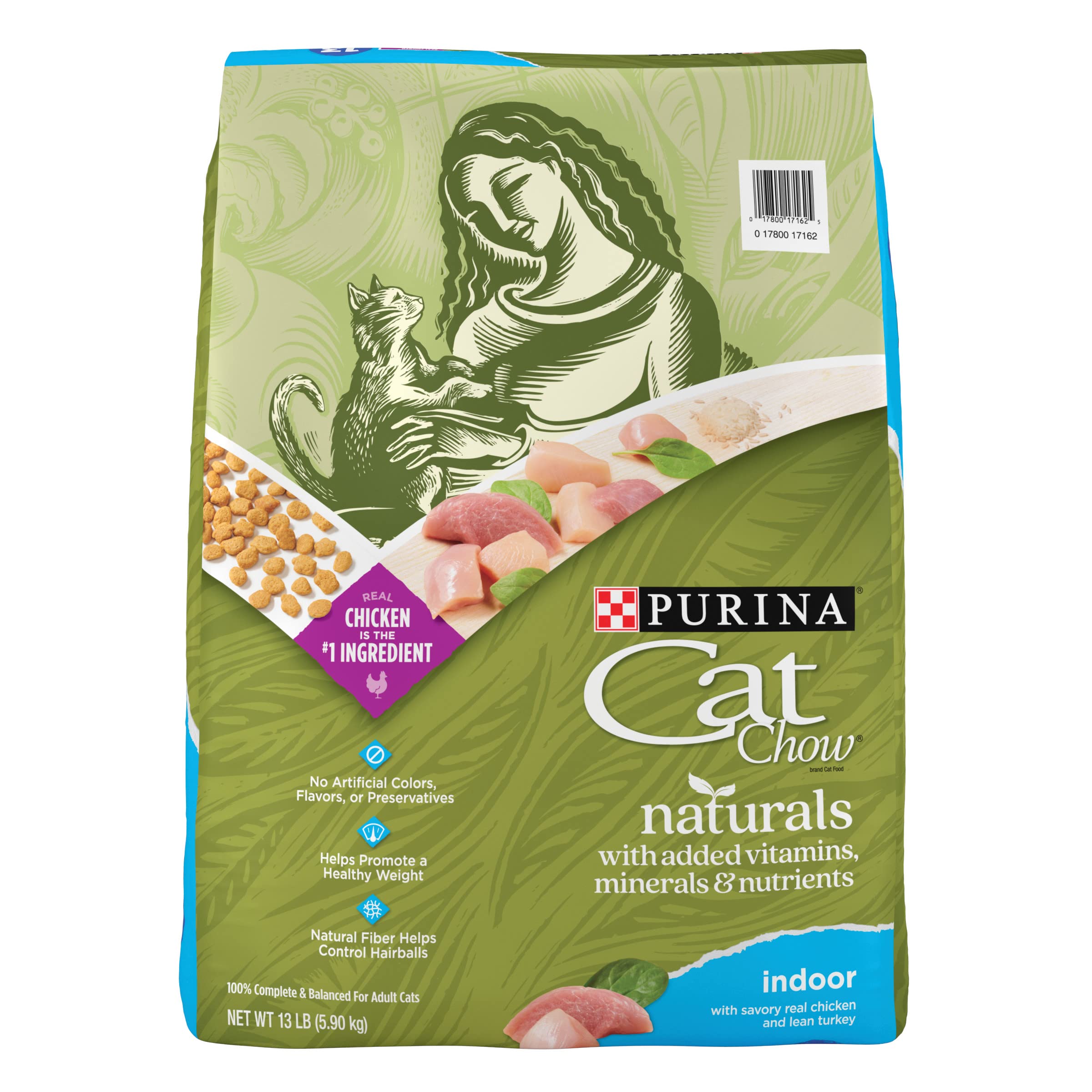 Purina Cat Chow Hairball Healthy Weight Natural Dry Cat Food for Indoor Cats - 13 lb. Bag
| Purina Cat Chow Hairball In